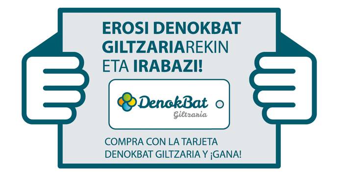 Egunero 30 euro eta astero 200 euroko oparia jasotzeko aukera ematen du berriz ere Denok Bat Federazioak