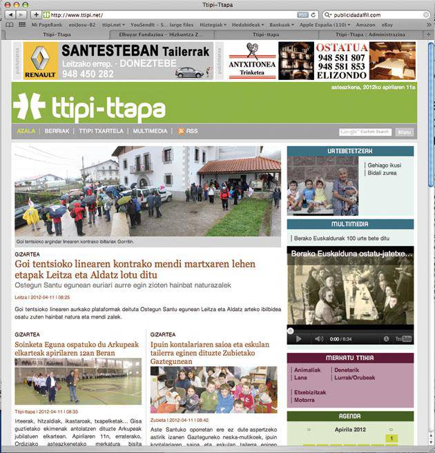 TTIPI.NET orain multimedia kanal eta sakeleko telefonoetarako bertsioarekin