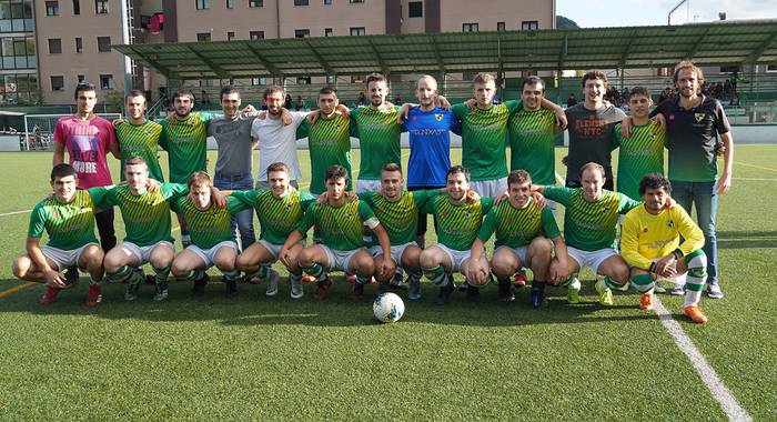 Gizonezkoen futbol talde nagusien artean Leitzako Aurrerak bakarrik lortu du garaipena