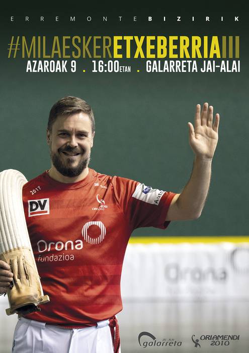 Erremontea utziko du Joxe Jabier Etxeberria III.a doneztebarrak