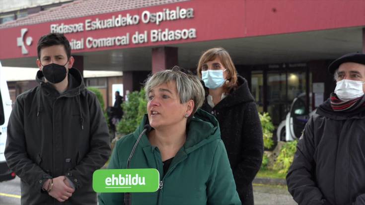 Bidasoa ospitaleko bloke kirurgikoa berritzeko obra ez hastea eskatu du EH Bilduk