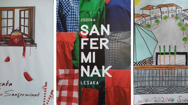 Sanfeminetako kartel eta azal lehiaketetako saridunekin egon gara