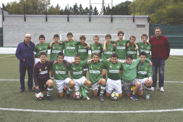 Kadete mailako futbol derbia irabazi dio Beti Gaztek Gure Txokoari Beran