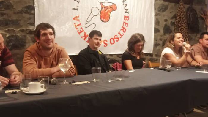 Jexux Mari Irazuk irabazi du Leitzako Mingañe Saltsan bertso afari sariketa
