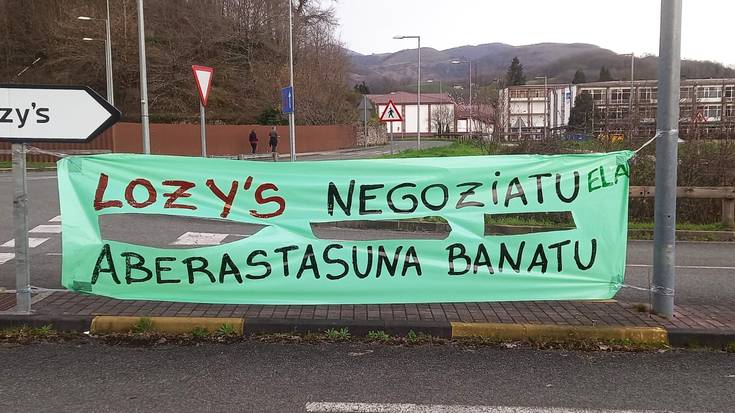 «Lozy's ez dago solastatzeko prest, hortaz, greba egitea erabaki dugu»