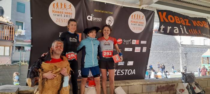 Kobaz Koba Trail lasterketa irabazi du Leire Baraibar aresoarrak