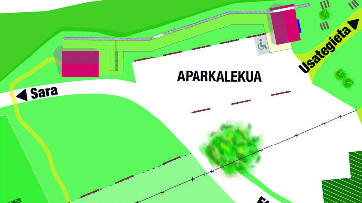 Lizarietako lepoan lanak fite hasiko dituzte Saran