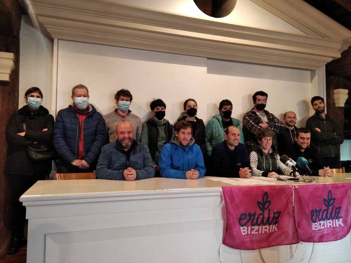 Erdizko proiektua UGEP gisa tramitatu nahi dutela salatu du Erdiz Bizirik plataformak, baztandarren iritzia kontuan hartu gabe