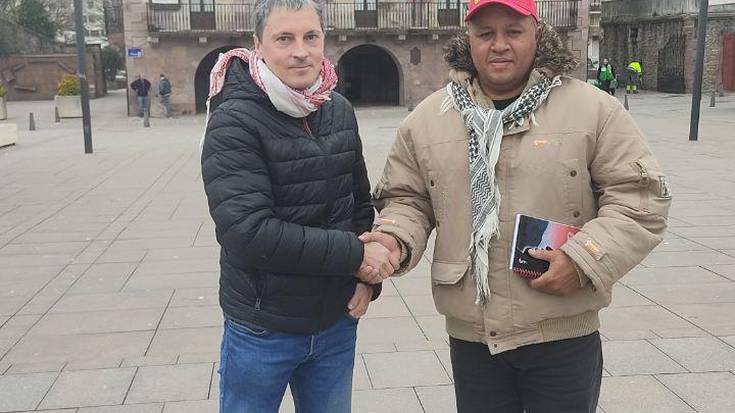 Venezuelako El Maizal komunako ordezkaritza Baztanen izan zen urtarrilaren 25an