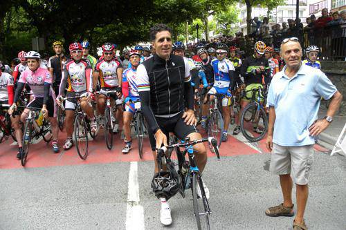 1.500 txirrindulari atera ziren Berako Miguel Indurain proba zikloturistikoan