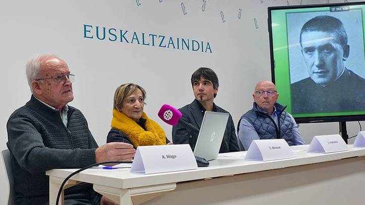 Blas Fagoaga Ariztia euskaltzain erratzuarraren bizi-ibilbideari buruzko liburua plazaratu du Euskaltzaindiak