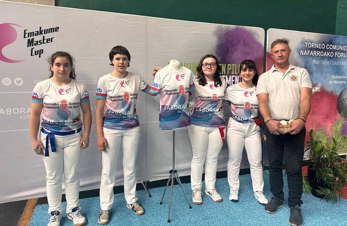 Nafarroako Foru Komunitateko laugarren torneoan irabaziz hasi dira Nahia Bertiz eta Alize Sagardui