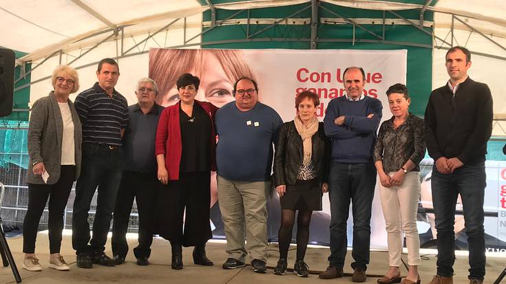 Ekitaldi politikoa egin du Geroa Baik Urdazubin