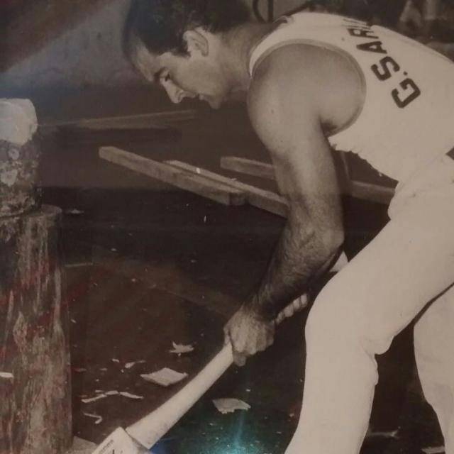 Gabriel Saralegi aizkoran.