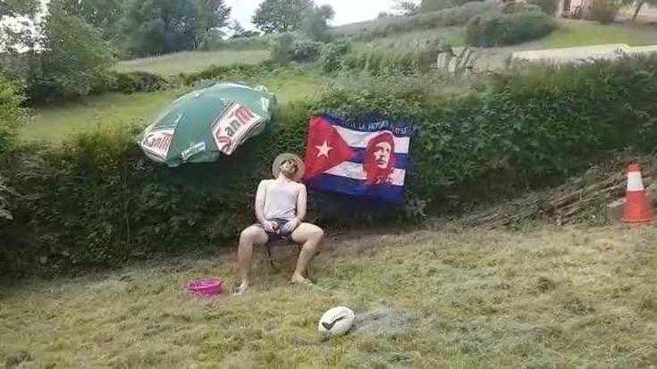 Kubarako bidaiaren zozketa iragartzeko bideoa egin dute BRTko jokalariek