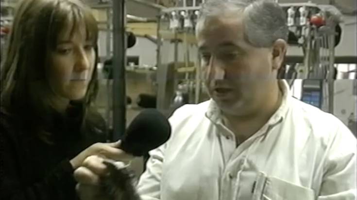 Etxalarko Lorpen kirol-galtzerdi lantegiaren funtzionamendua 1999an