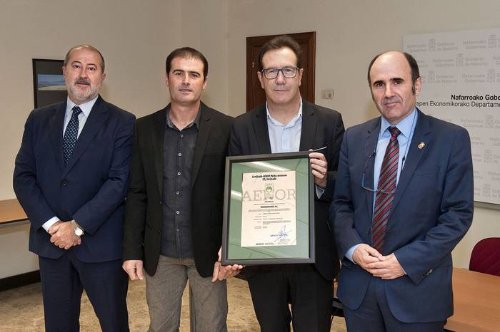 Karbono Aztarnaren Ziurtagiria jaso du Transbidasoa garraio enpresak