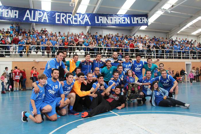 28 urte eta gero eskubaloi liga irabazi du Errekak
