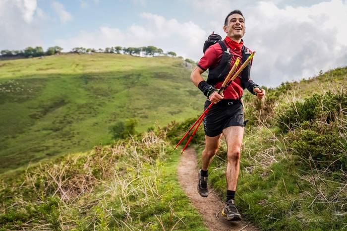 Patxi Etxeberrigarai saratarra seigarren Baigorriko Ultra Trail mendi lasterketan