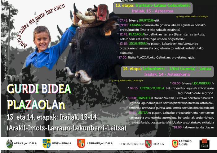 Albaolaren Gurdi Bidea Leitzan geratuko da