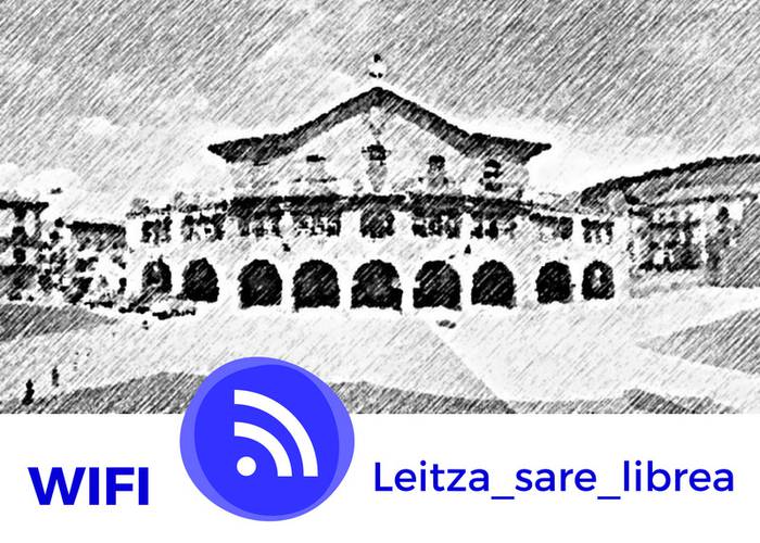 Leitzako Udalak doako wifi sarea instalatu du Udaletxean eta plazan