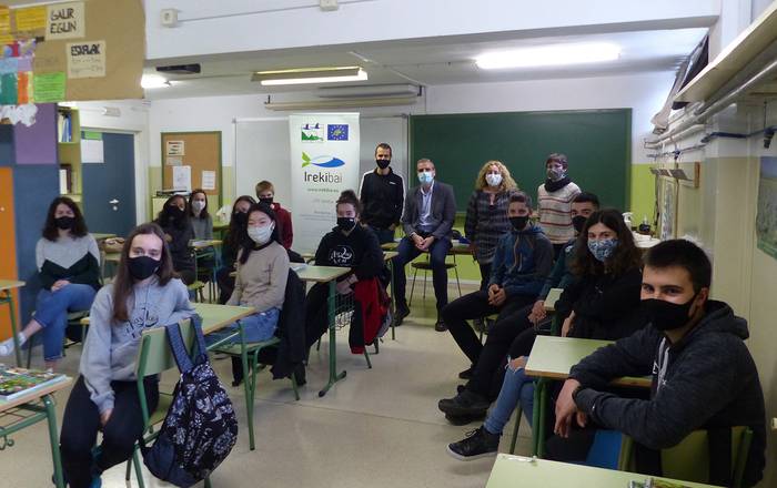 Toki Ona Institutuko ikasleek Life Irekibai proiektuan egindako lanaren aitortza eskuratu dute