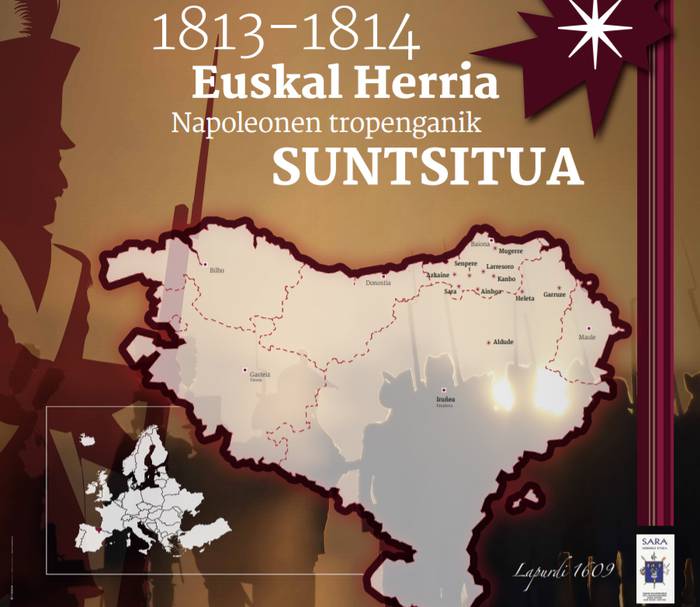 Napoleonen tropek Euskal Herria suntsitu zutela gogoan, oroitarria estreinatuko dute apirilaren 22an Saran