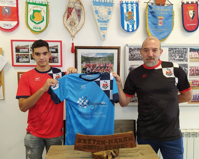 Migel Angel Perez eta Dio Vides izanen dira Baztan Futbol Taldeko haurren entrenatzaile