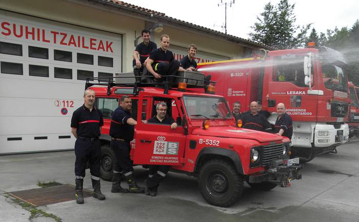 Suhiltzaile boluntarioen taldeak diruz laguntzeko 180.000 euro emanen ditu Nafarroako Gobernuak