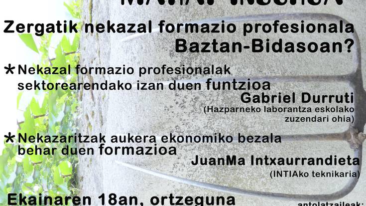 Mahai-ingurua: Zergatik nekazal formazio profesion