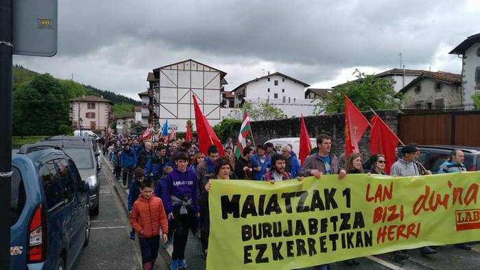 Lan-baldintzen inguruko jardunaldiak antolatuko ditu Baztango Gazte Asanbladak maiatzean