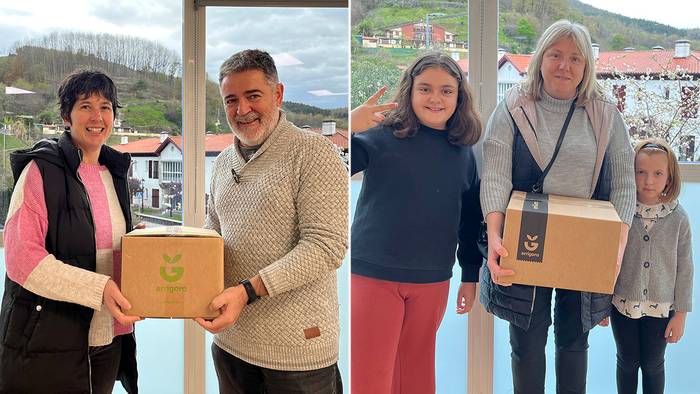 Ana Iriartek eta Mari Angeles Juaneneak irabazi dituzte Errigorako saskiak