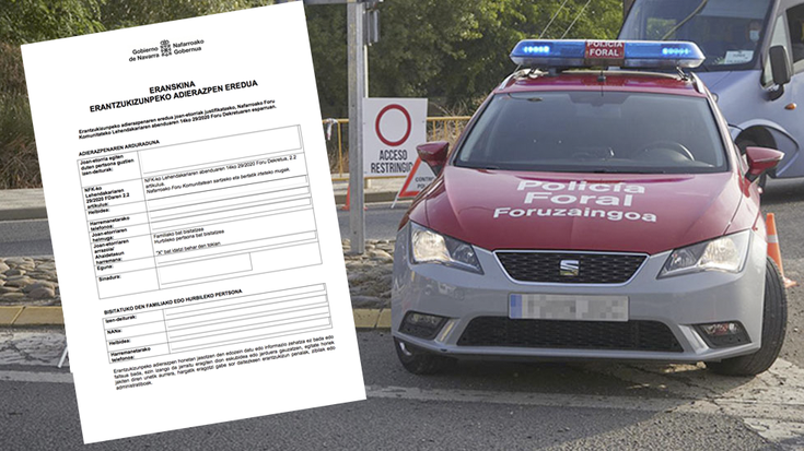 Deskargatu hemen Eguberrietan Nafarroara sartu eta Nafarroatik ateratzeko eskatuko dizuten PDF dokumentua