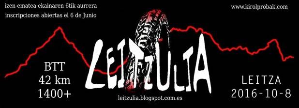 Ekainak 6, LEITZULIA BTT izen-ematea!