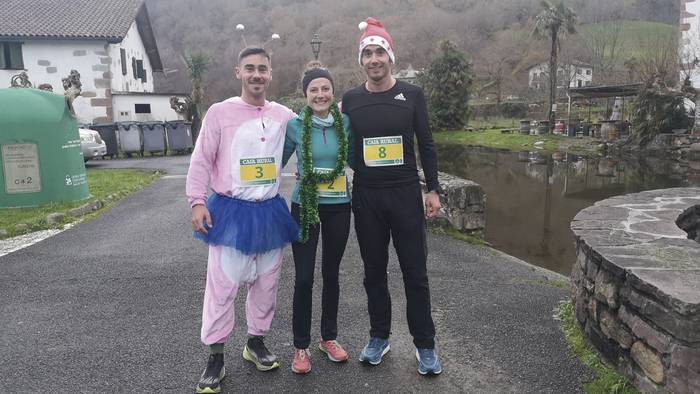 San Silvestre lasterketa egin dute lehen aldiz Urdazubin