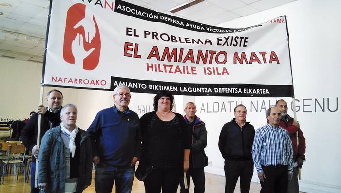 Amiantoaren biktimek elkartea sortu dute Nafarroan 