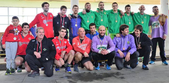 Euskadiko 4x4 sokatira txapelketa irabazi dute Beti Gazteko mutilek