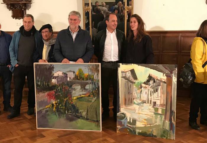 Bianako Johana Soldevillak eta Arrasateko Juan Jose Altunak irabazi dute Elizondoko Kasinoko margo lehiaketa