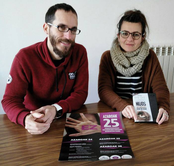 Bortzirietan Kabi biluziak dokumentala, elkarretaratzea eta mahai ingurua izanen dira azaroaren 24, 25 eta 26an
