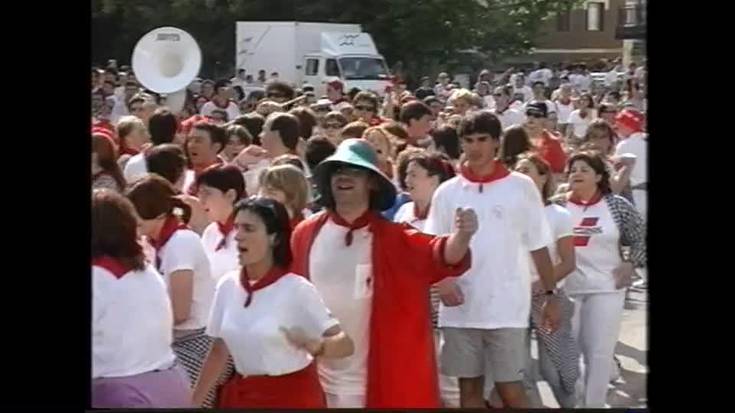 1999ko peñen eguna Lesakako sanferminetan