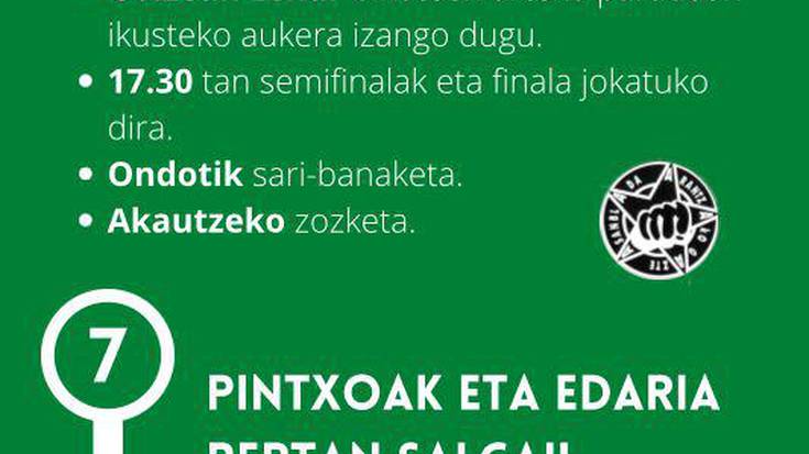 Arantza Rock-en alde eman dezagun pilotakada!