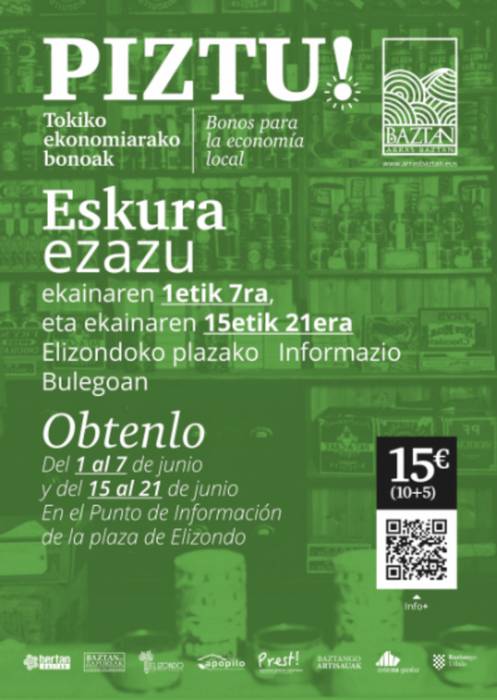 Aste honetan ere bada Piztu! bonuak eskuratzeko aukera Baztanen