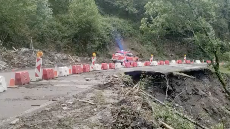 Goizueta-Hernani errepidea igande gauean zabaldu dute berriro, bi puntutan pasabide alternatiboak irekita