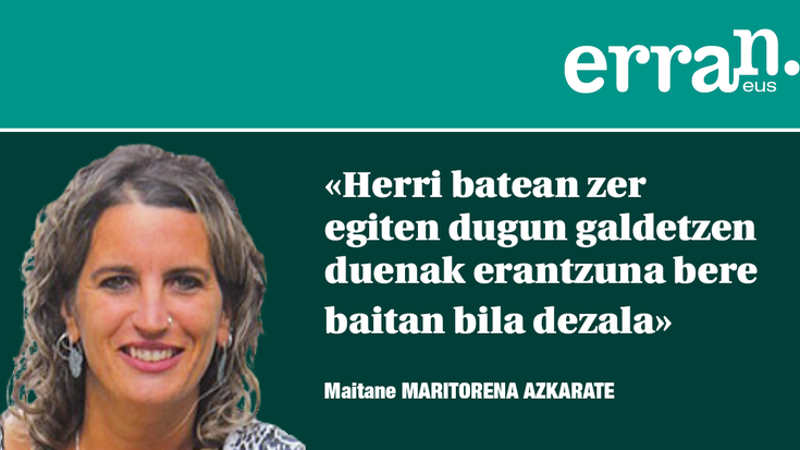 Zer egiten duzu asteburuetan herrian?