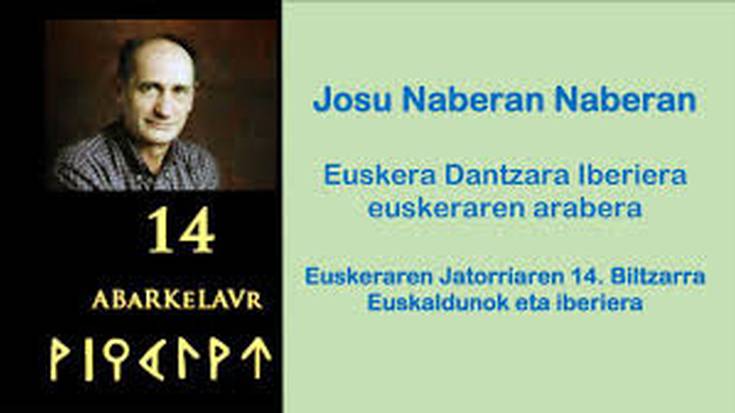 Euskera dantzara: iberiera euskeraren arabera