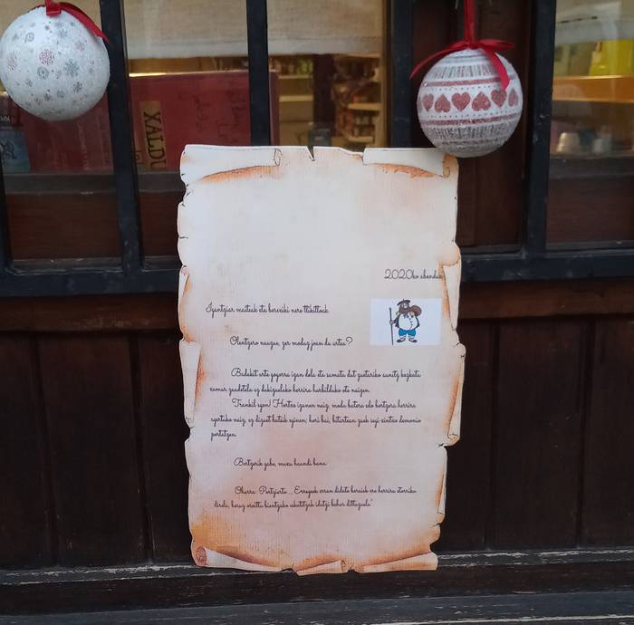 Igantzitik ere pasako dela jakinarazi du Olentzerok eskutitz bidez
