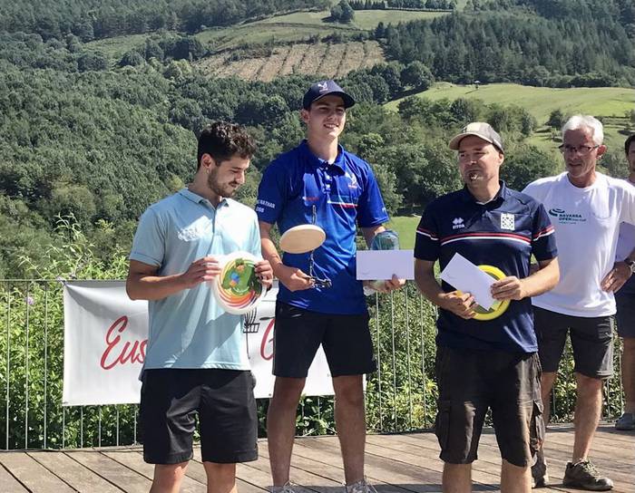 Nathan Lannelucek irabazi du Nafarroako lehen Disko Golf Irekia Igantzin