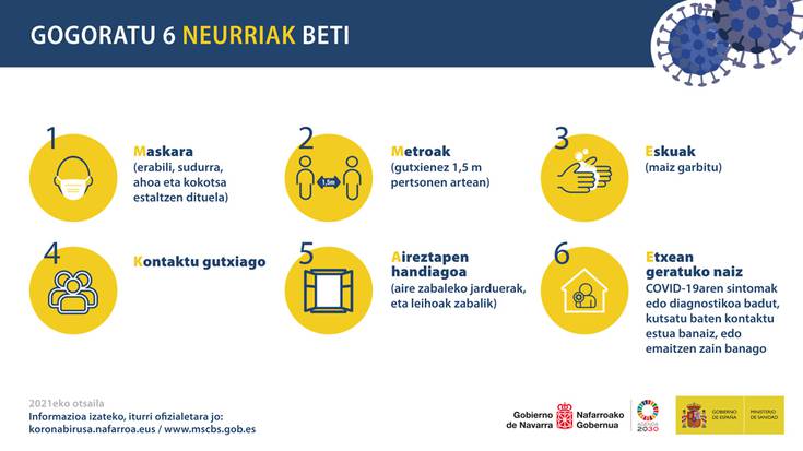 Covid-19aren aurkako neurriak malgutuko dituzte gaurtik aitzinera