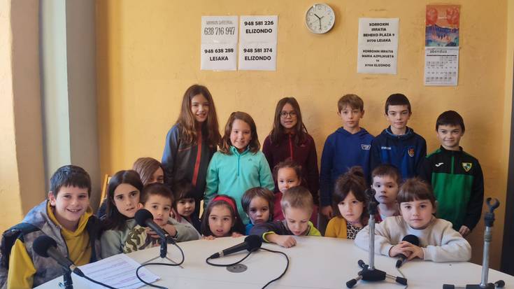 Tantirumairu ikastolako HHko 3 eta 4 urtekoen  eta LHko 5. mailakoen irratsaioa