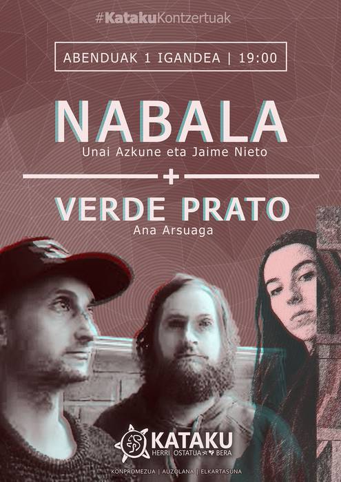 Nabalak eta Verde Pratok kontzertua eskainiko dute abenduaren 1ean Berako Kataku ostatuan